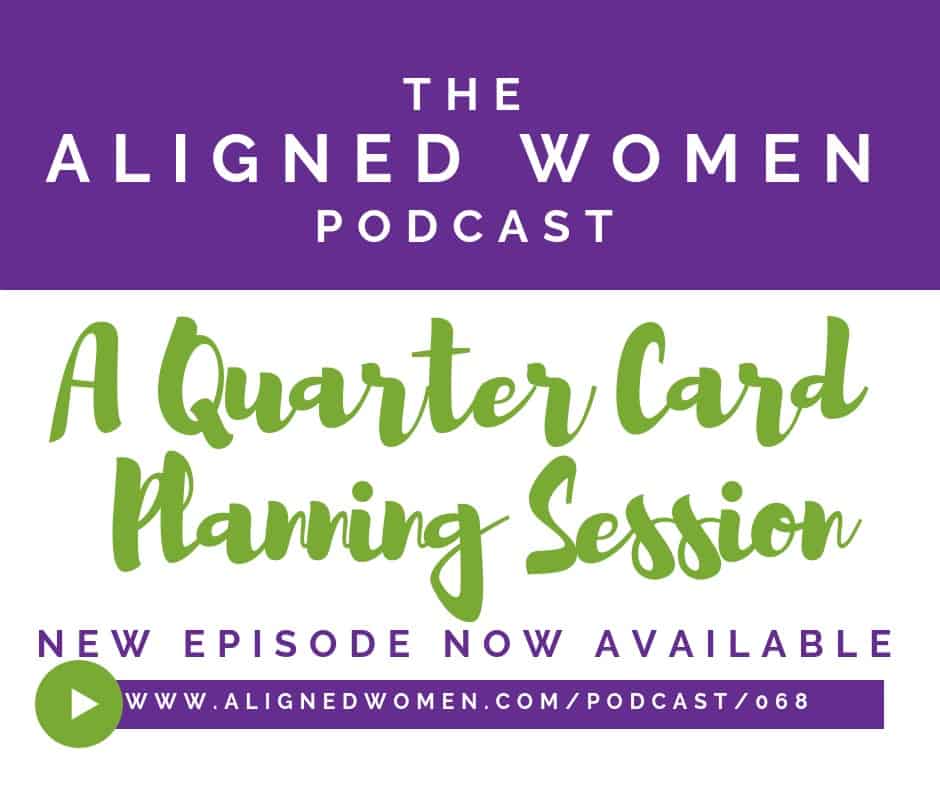 Quarter Card Planning Session