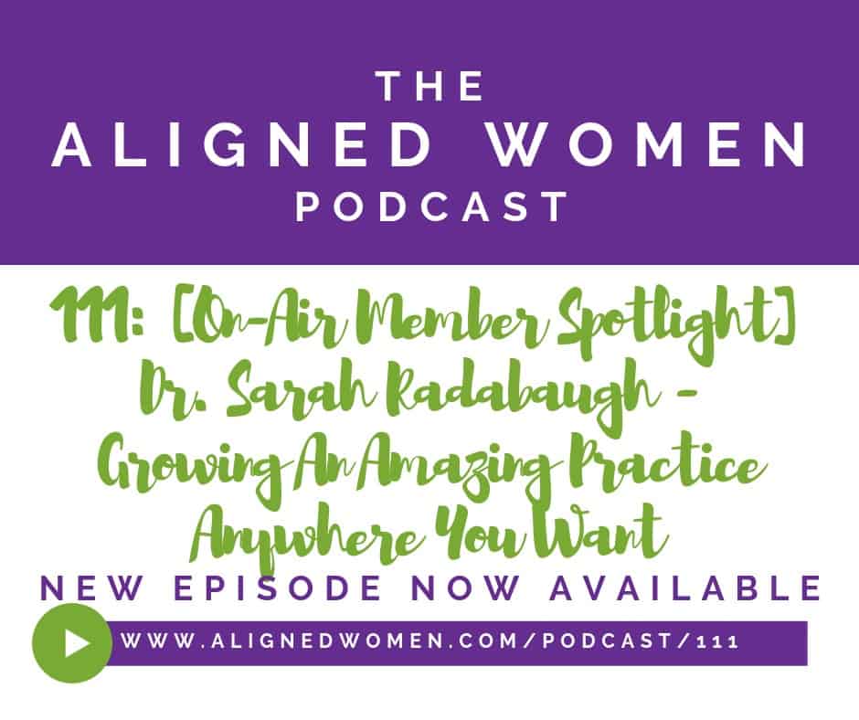 Dr Sara Radabaugh Growing Amazing Practice